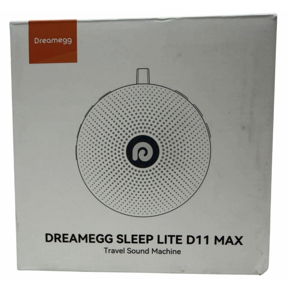 DreamEgg Sleep Lite D11 Max Travel Sound Machine White Noise Open Box Tested